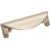 Amerock | Cabinet Cup Pull | Satin Nickel | 3 inch (76 mm) Center to Center | Inspirations | 1 Pack | Drawer Pull | Drawer Handle | Cabinet Hardware(Satin Nickel)