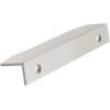 Amerock | Cabinet Edge Pull | Polished Nickel | 4-3/16 inch (106 mm) Center to Center | Aloft | 1 Pack | Drawer Pull | Drawer Handle | Cabinet Hardware
