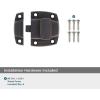 Amerock | Cabinet Latch | Polished Nickel | 1-7/8 inch (48 mm) Length | Highland Ridge | 1 Pack | Cabinet Hardware(Dark-Oiled Bronze)