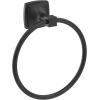 Amerock | Matte Black | Stature | Towel Bar | 18 inch (457 mm) | 4 Piece | Bathroom Accessories Set