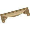 Amerock | Cabinet Cup Pull | Satin Nickel | 3 inch (76 mm) Center to Center | Inspirations | 1 Pack | Drawer Pull | Drawer Handle | Cabinet Hardware(Champagne Bronze)