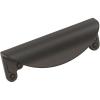 Amerock | Cabinet Cup Pull | Satin Nickel | 3 inch (76 mm) Center to Center | Inspirations | 1 Pack | Drawer Pull | Drawer Handle | Cabinet Hardware(Matte Black)