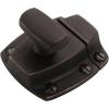 Amerock | Cabinet Latch | Polished Nickel | 1-7/8 inch (48 mm) Length | Highland Ridge | 1 Pack | Cabinet Hardware(Dark-Oiled Bronze)