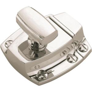 Amerock | Cabinet Latch | Polished Nickel | 1-7/8 inch (48 mm) Length | Highland Ridge | 1 Pack | Cabinet Hardware(Polished Nickel)