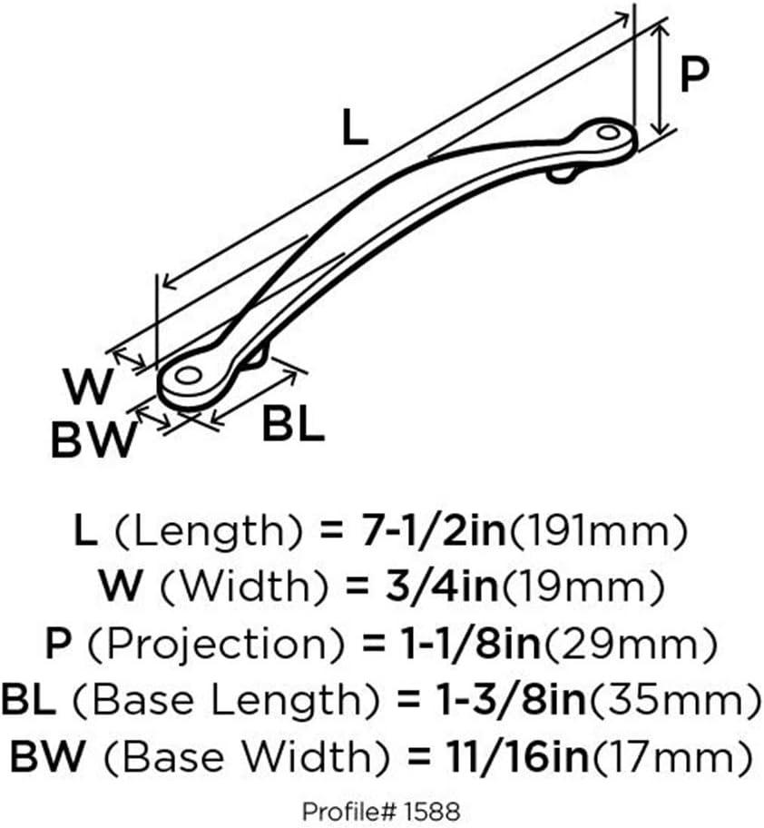 image:imageAmerock Cabinet Pull Weathered Nickel 5116 inch 128 mm Center to Center Inspirations 1 Pack Drawer Pull Drawer Handle Cabinet Hardware