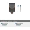 Amerock | Cabinet Finger Pull | Oil Rubbed Bronze | 1-7/8 inch (48 mm) Length | Inspirations | 1 Pack | Drawer Pull | Drawer Handle | Cabinet Hardware