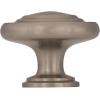 Amerock | Cabinet Knob | Antique Rust | 1-5/16 inch (33 mm) Diameter | Inspirations | 1 Pack | Drawer Knob | Cabinet Hardware(Satin Nickel)