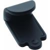 Amerock | Cabinet Finger Pull | Matte Black | 1-7/8 inch (48 mm) Length | Inspirations | 1 Pack | Drawer Pull | Drawer Handle | Cabinet Hardware