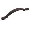 Amerock | Cabinet Pull | Matte Black | 3-3/4 inch (96 mm) Center to Center | Inspirations | 1 Pack | Drawer Pull | Drawer Handle | Cabinet Hardware