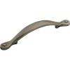 Amerock | Cabinet Pull | Weathered Nickel | 3-3/4 inch (96 mm) Center to Center | Inspirations | 1 Pack | Drawer Pull | Drawer Handle | Cabinet Hardware(Weathered Nickel)