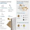 Amerock | Champagne Bronze | Appoint | 5 Piece | Bathroom Accessories Set