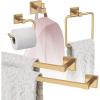 Amerock | Champagne Bronze | Appoint | 5 Piece | Bathroom Accessories Set