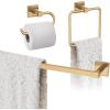 Amerock | Champagne Bronze | Appoint | Towel Bar | 24 inch (610 mm) | 3 Piece | Bathroom Accessories Set
