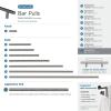 Amerock | Appliance Pull | Gunmetal | 12 inch (305 mm) Center to Center | Bar Pulls | 1 Pack | Drawer Pull | Drawer Handle | Cabinet Hardware