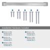 Amerock | Appliance Pull | Polished Nickel | 8 inch (203 mm) Center to Center | Blackrock | 1 Pack | Drawer Pull | Drawer Handle | Cabinet Hardware