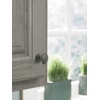 Amerock | Cabinet Knob | Matte Black | 1-1/4 inch (32 mm) Diameter | Ravino | 10 Pack | Drawer Knob | Cabinet Hardware