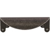 Amerock | Cabinet Cup Pull | Wrought Iron Dark | 3 inch (76 mm) Center to Center | Inspirations | 1 Pack | Drawer Pull | Drawer Handle | Cabinet Hardware