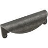 Amerock | Cabinet Cup Pull | Wrought Iron Dark | 3 inch (76 mm) Center to Center | Inspirations | 1 Pack | Drawer Pull | Drawer Handle | Cabinet Hardware