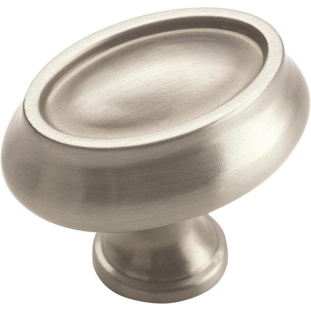 image:imageAmerock Cabinet Knob Satin Nickel 112 inch 38 mm Length Manor 1 Pack Drawer Knob Cabinet HardwareSatin Nickel