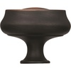 Amerock | Cabinet Knob | Satin Nickel | 1-1/2 inch (38 mm) Length | Manor | 1 Pack | Drawer Knob | Cabinet Hardware(Oil Rubbed Bronze)
